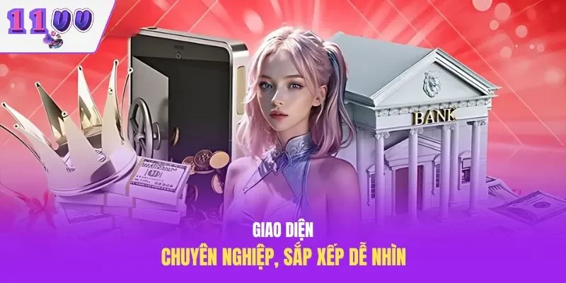 Giao diện chuyên nghiệp, sắp xếp dễ nhìn